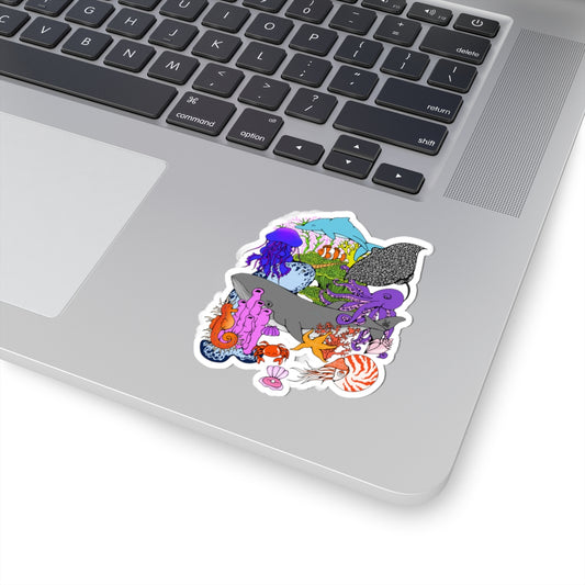 World Ocean Day Kiss-Cut Sticker