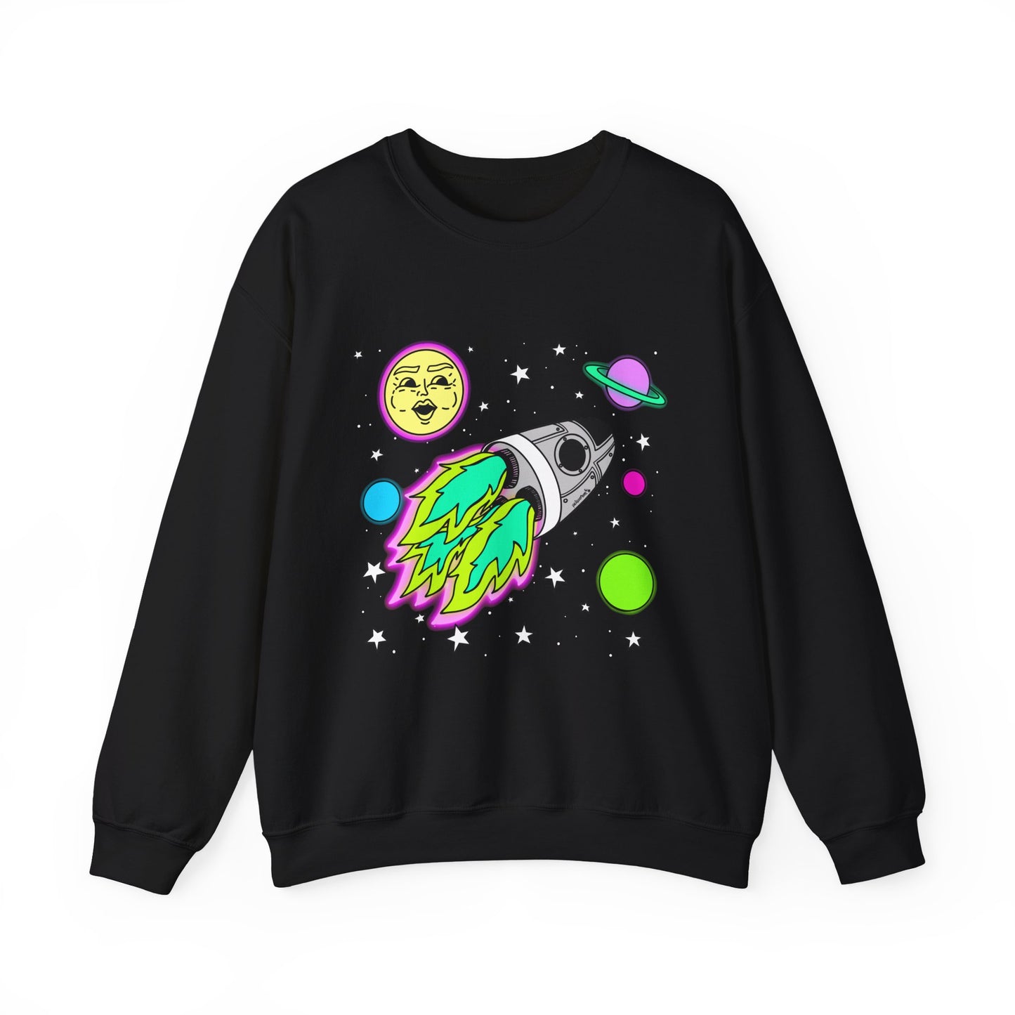 Retro Space - Crewneck Sweatshirt