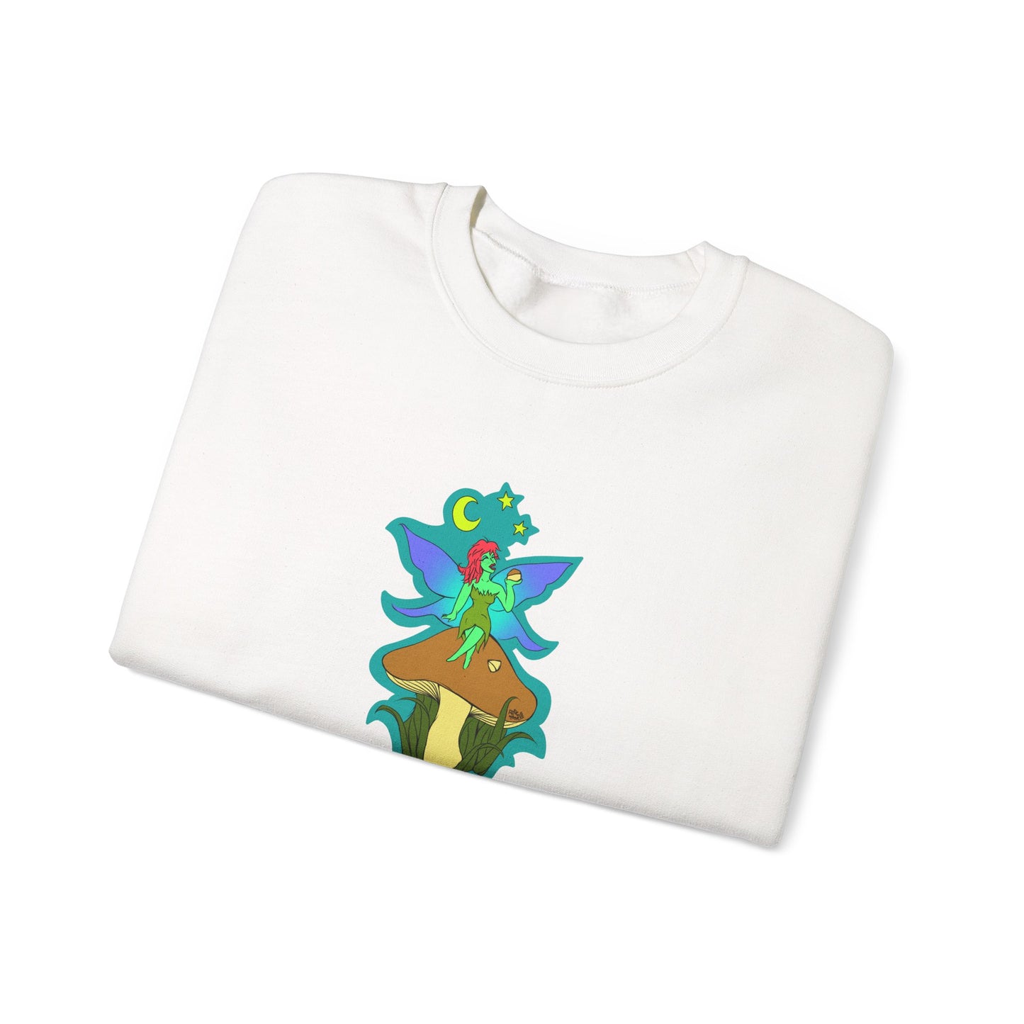 Snackin Mushroom Fairy - Crewneck Sweatshirt