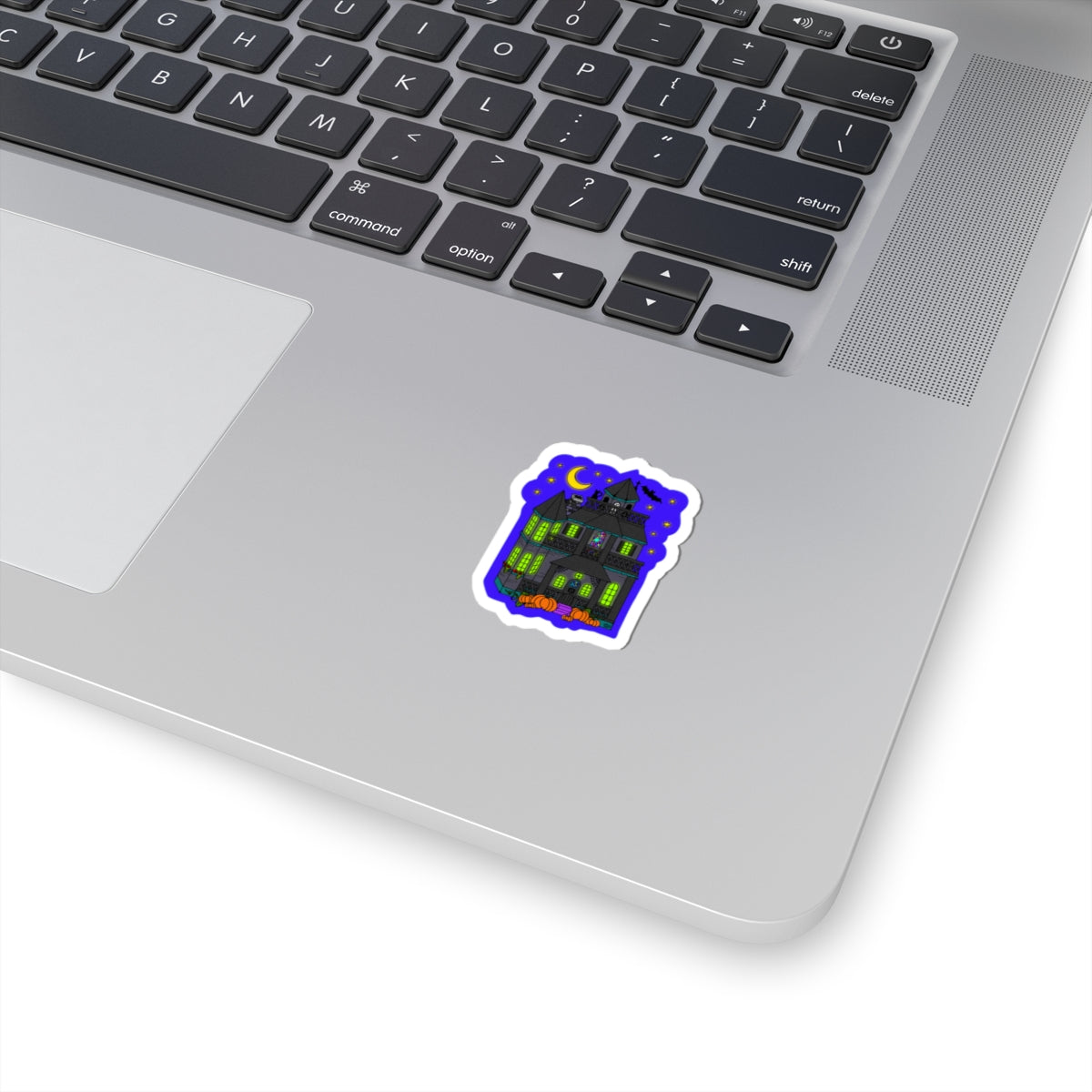 Spooky Neon House - Sticker