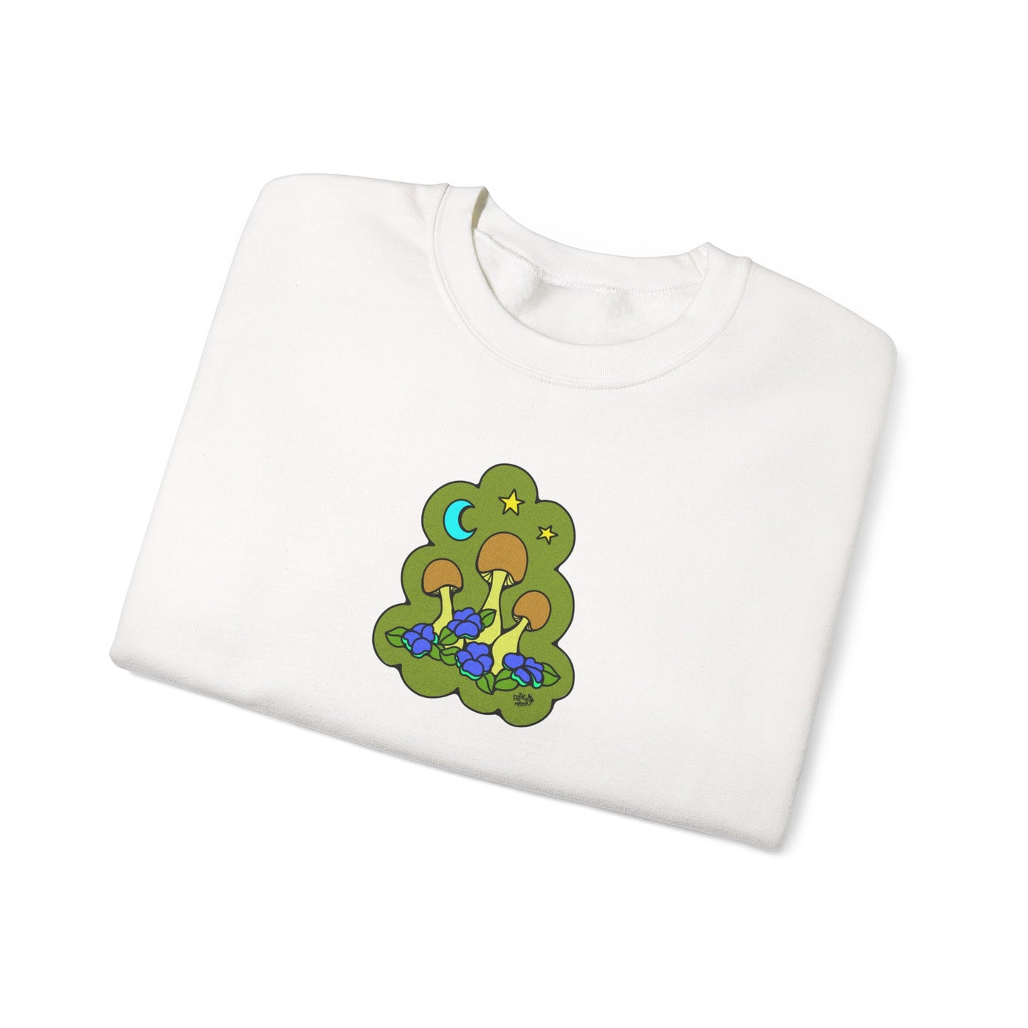Lil Mushrooms & Flowers - Crewneck Sweater