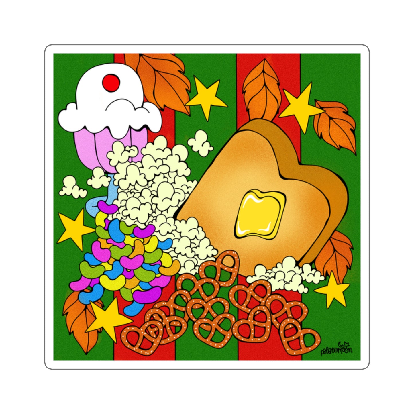 Snoopy Thanksgiving Sticker