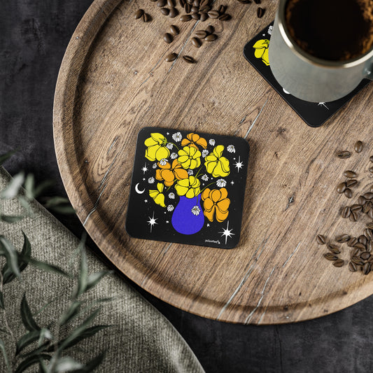 Golden Afternoon Coaster Set