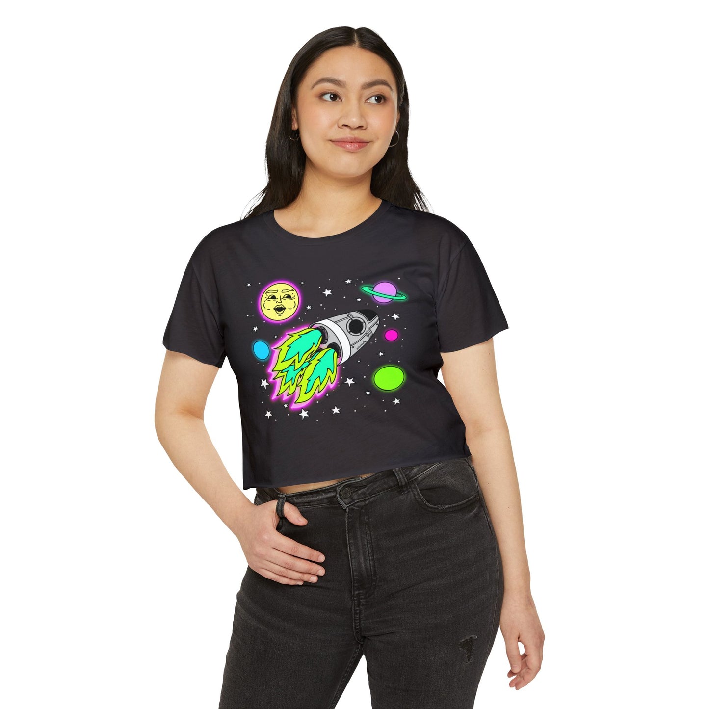 Retro Space - Crop Top