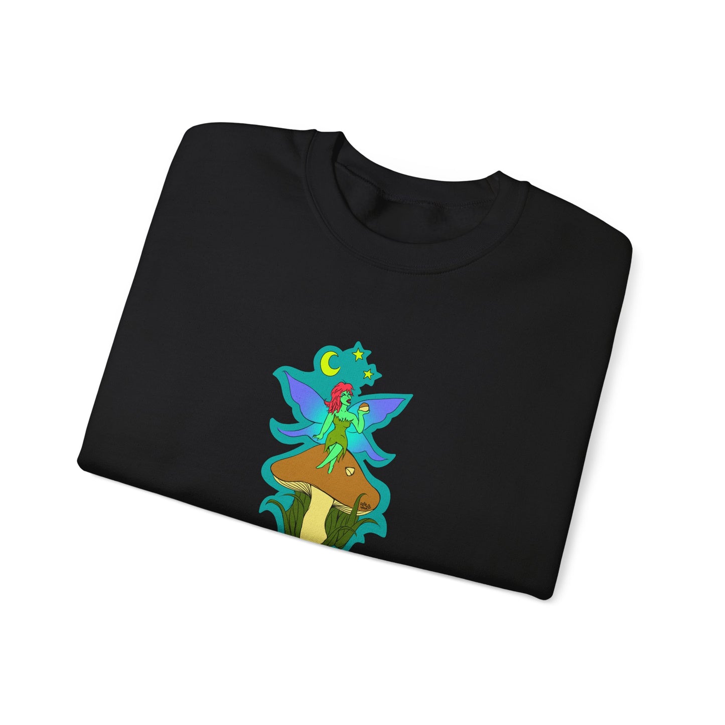 Snackin Mushroom Fairy - Crewneck Sweatshirt
