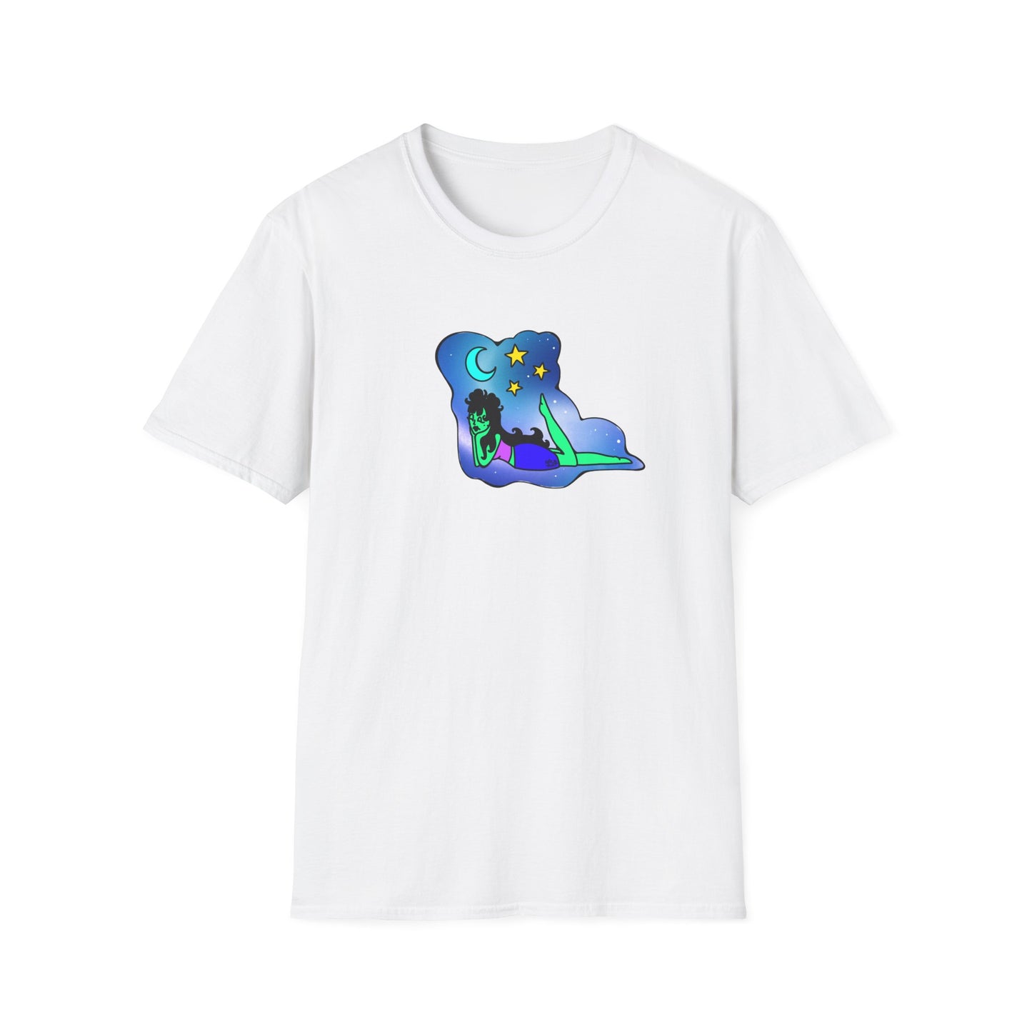 Doodle Space Babe -  T-Shirt