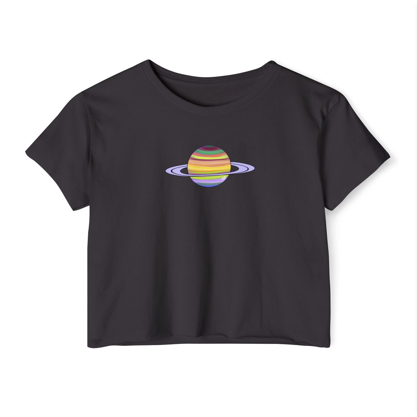 Saturn - NASA - Crop Top