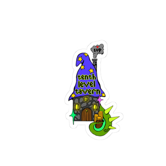 Tenth Level Tavern Kiss-Cut Sticker