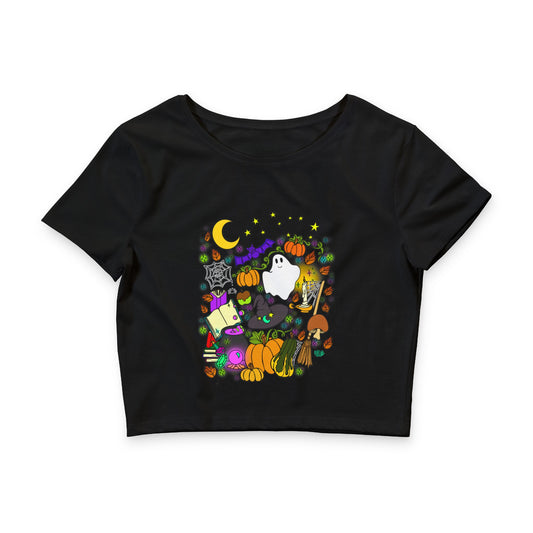 Cozy, Spooky, Clutter Magic - Crop Top