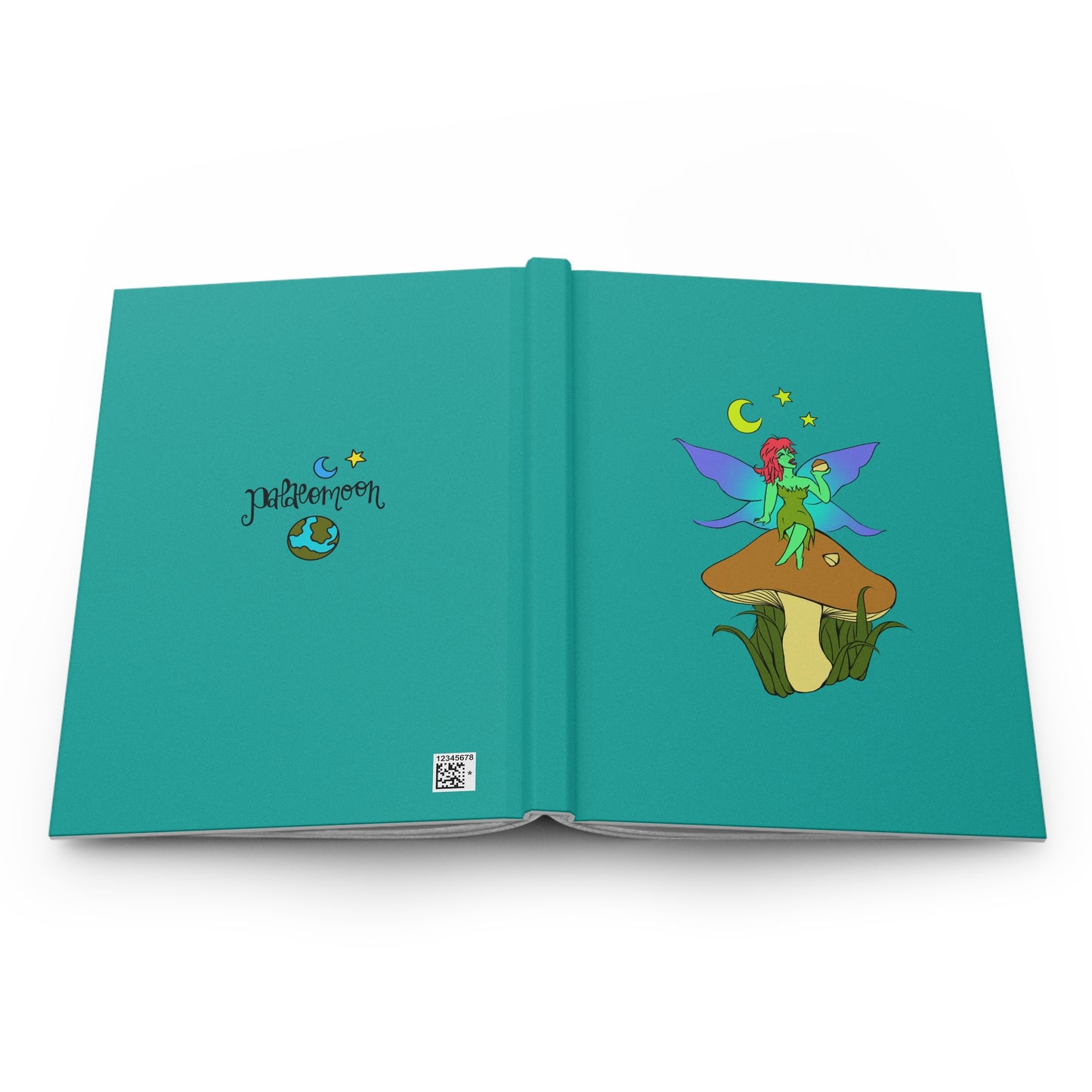 Snackin Mushroom Fairy - Hardcover Lined Journal
