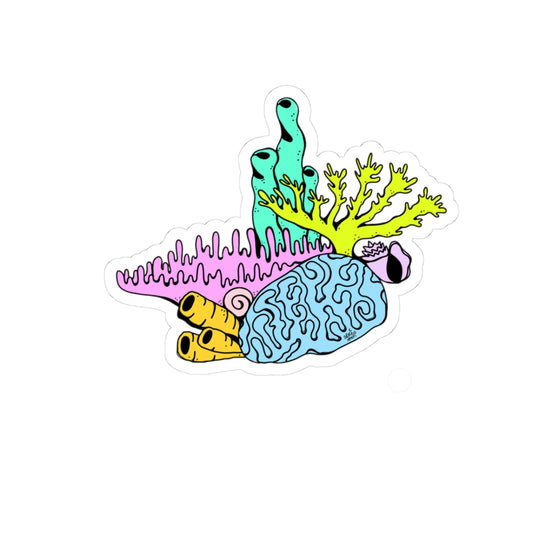 Coral Reef Kiss-Cut Sticker