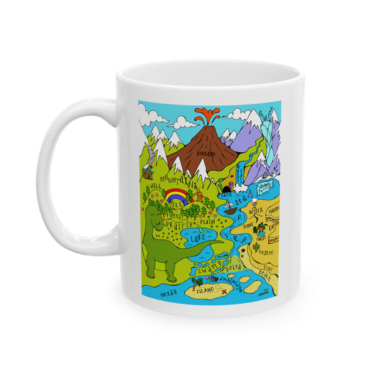 Geology/ Geography Terms - Ceramic Mug