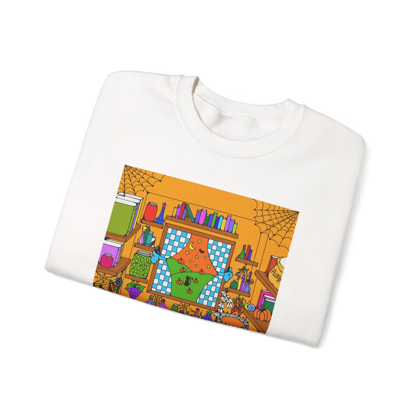 Cozy Spooky Fall Kitchen Sweater