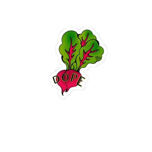 Dope Beets Kiss-Cut Sticker