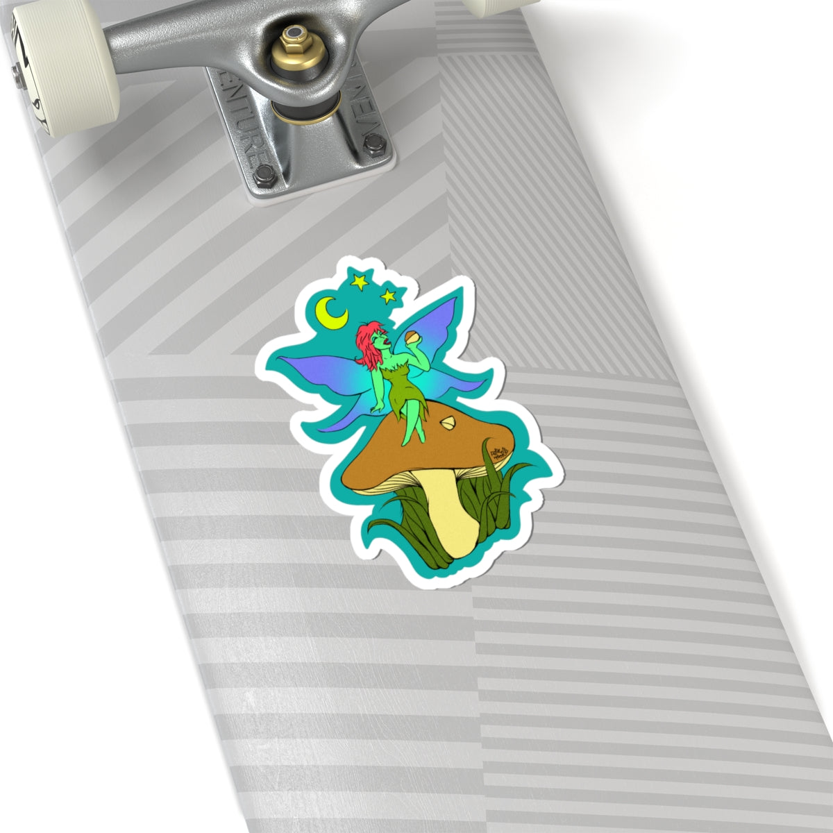 Snackin Mushroom Fairy - Kiss-Cut Stickers
