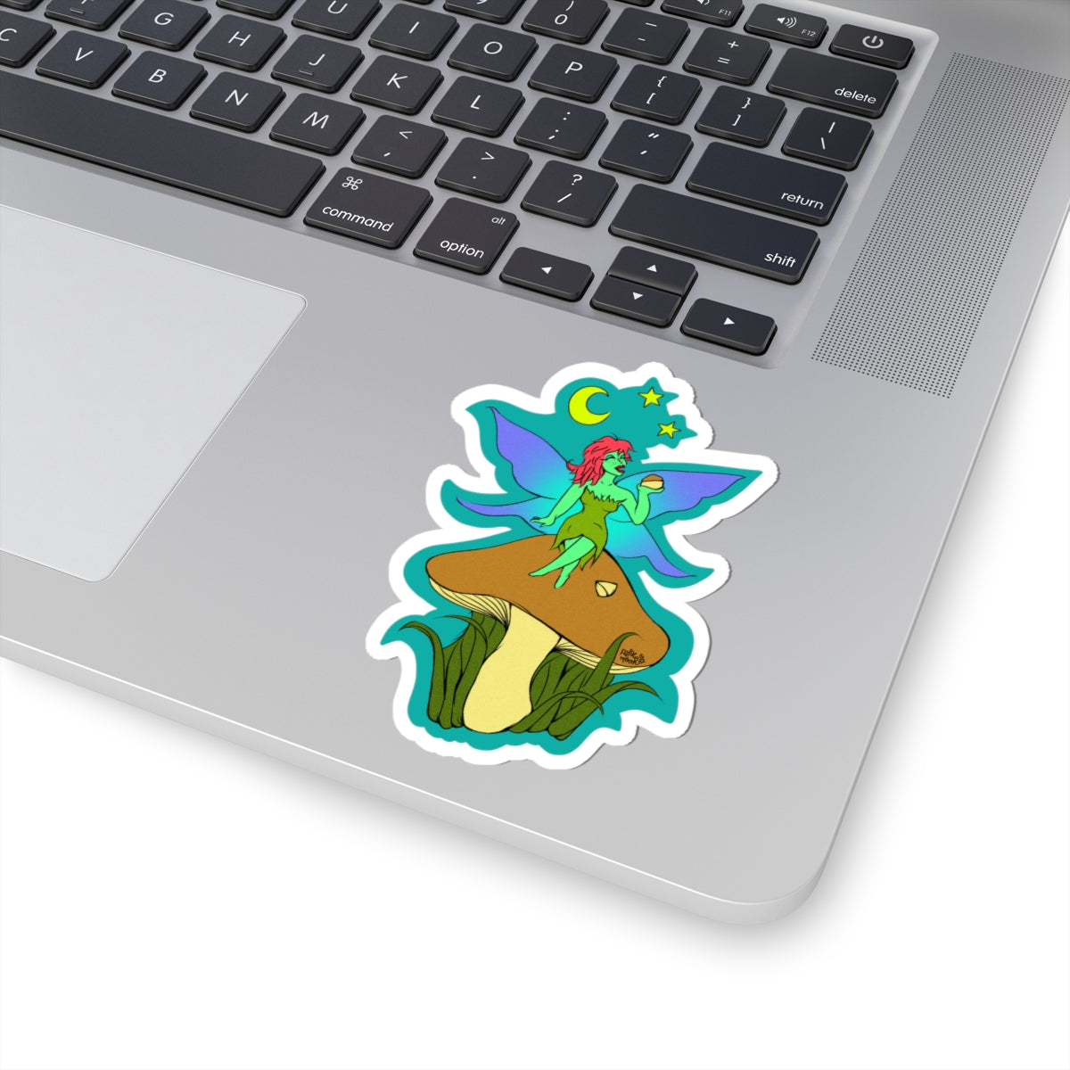 Snackin Mushroom Fairy - Kiss-Cut Stickers