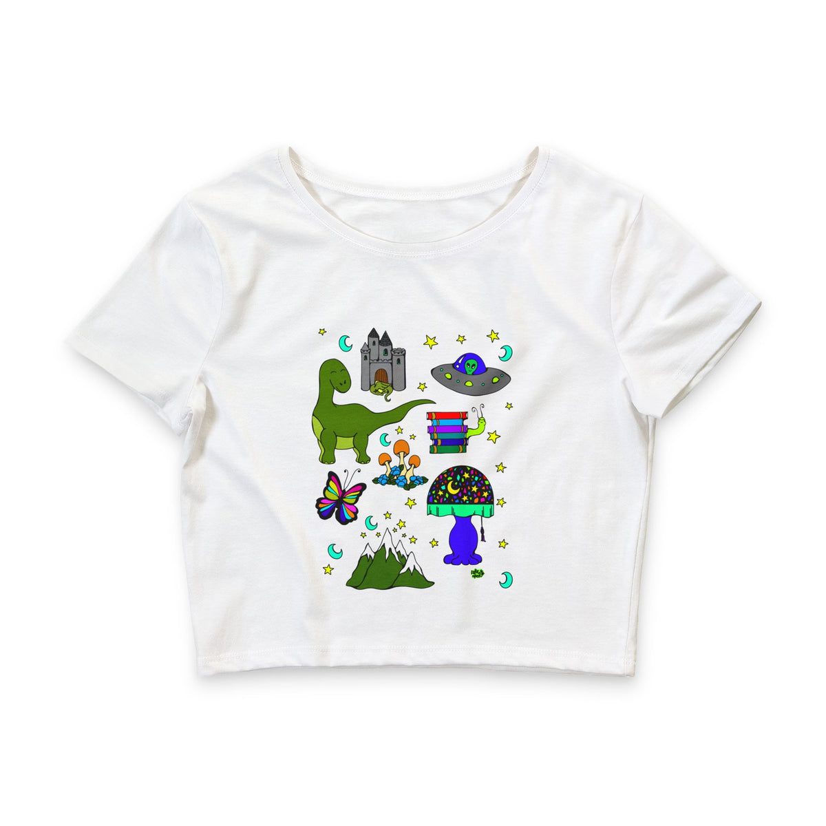 Random Palaeomoon - Crop Tee