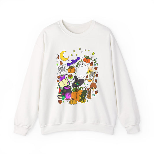 Cozy, Spooky, Clutter Magic - Crewneck Sweatshirt