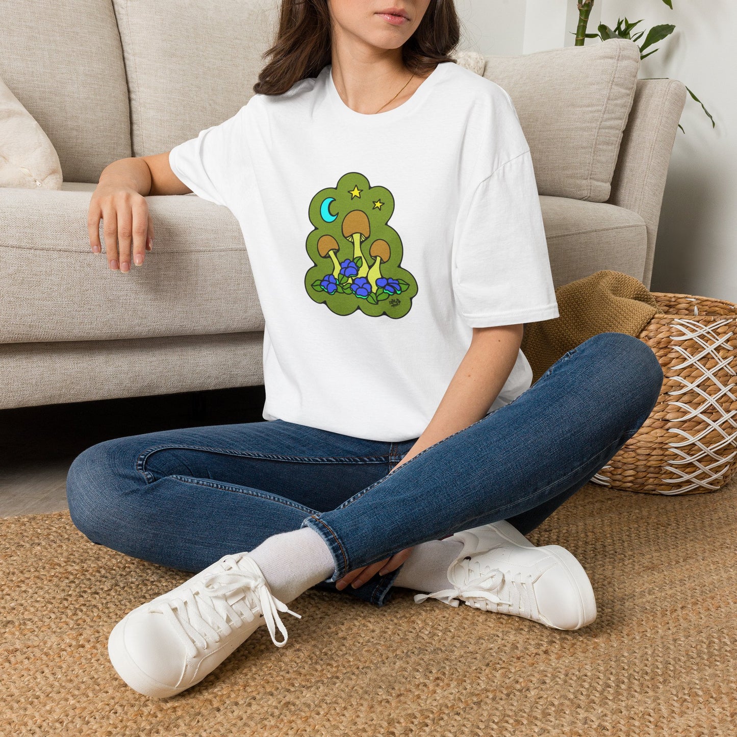 Lil Mushrooms & Flowers - T-Shirt