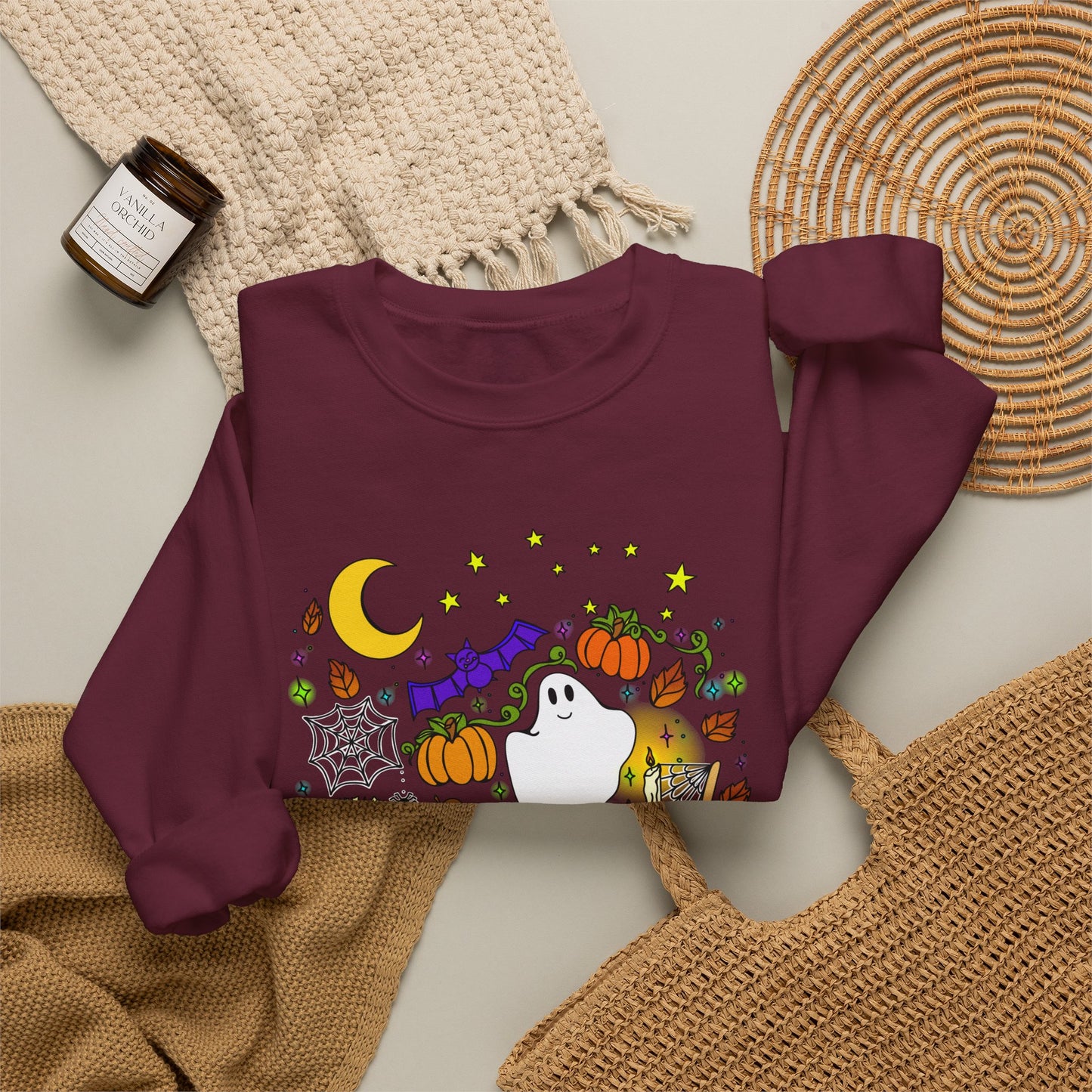 Cozy, Spooky, Clutter Magic - Crewneck Sweatshirt