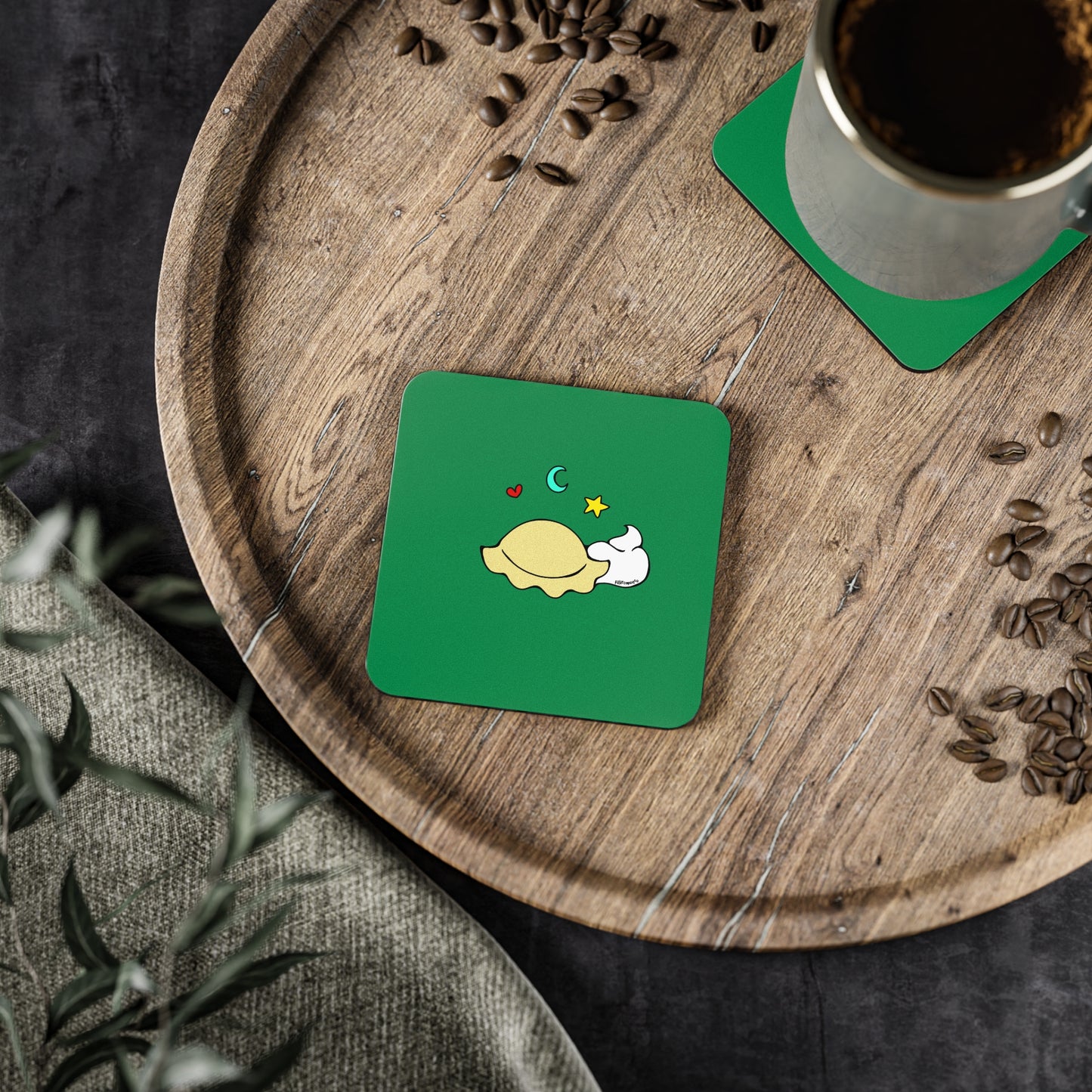 Pierogi Darling Coasters