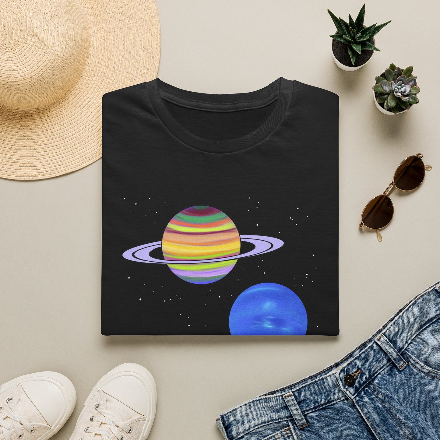 Saturn, Neptune, Jupiter - NASA - T-Shirt