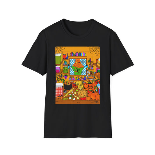 Cozy Spooky Fall Kitchen T-Shirt