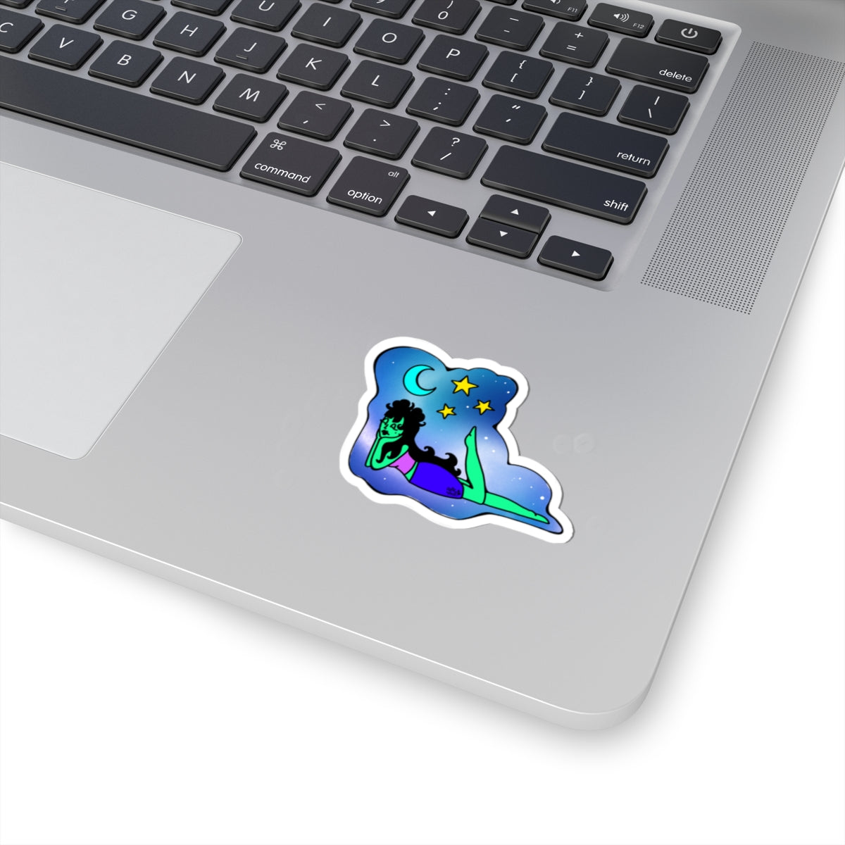 Dreamy Space Babe - Kiss-Cut Stickers