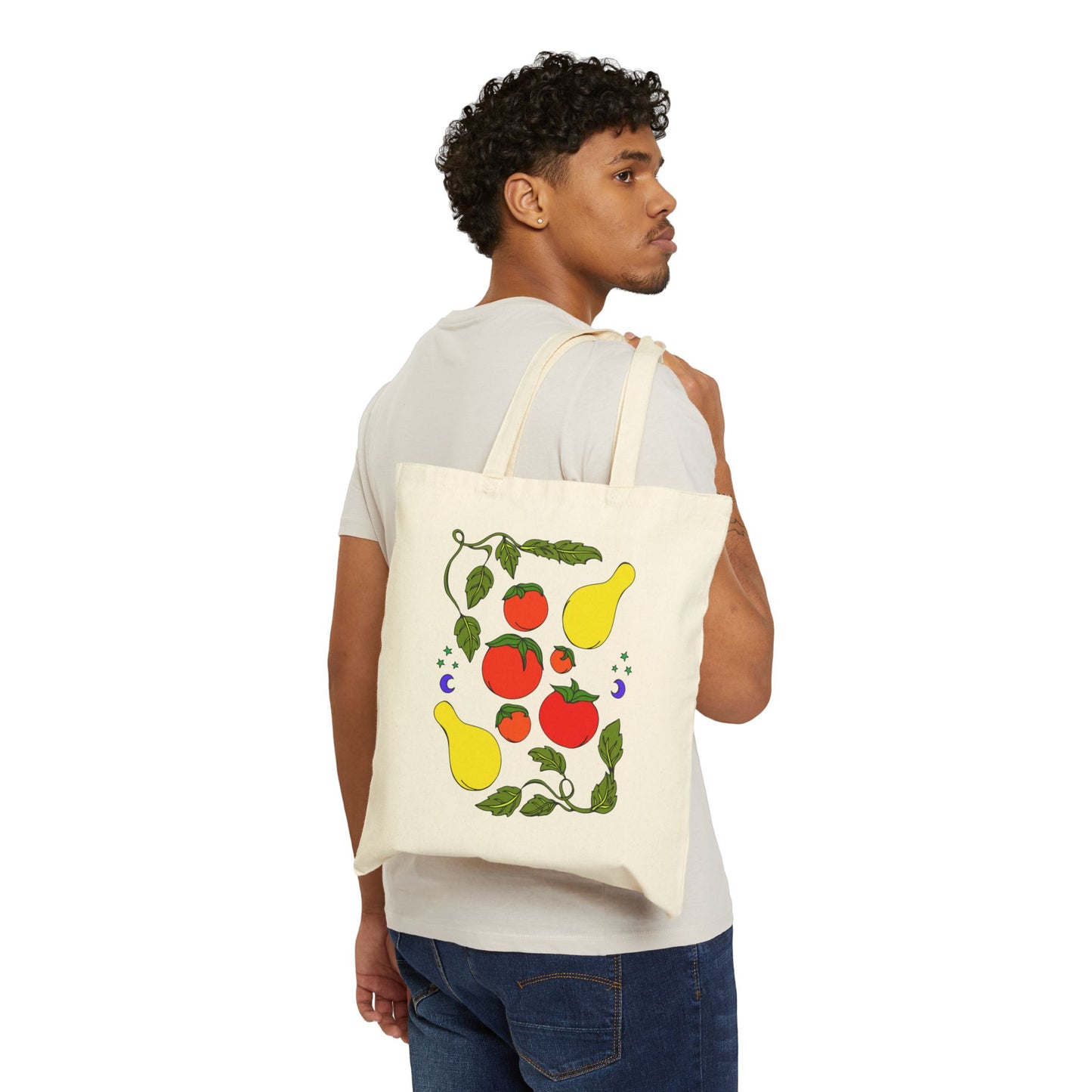 Tomatoes & Basil - Canvas Tote Bag