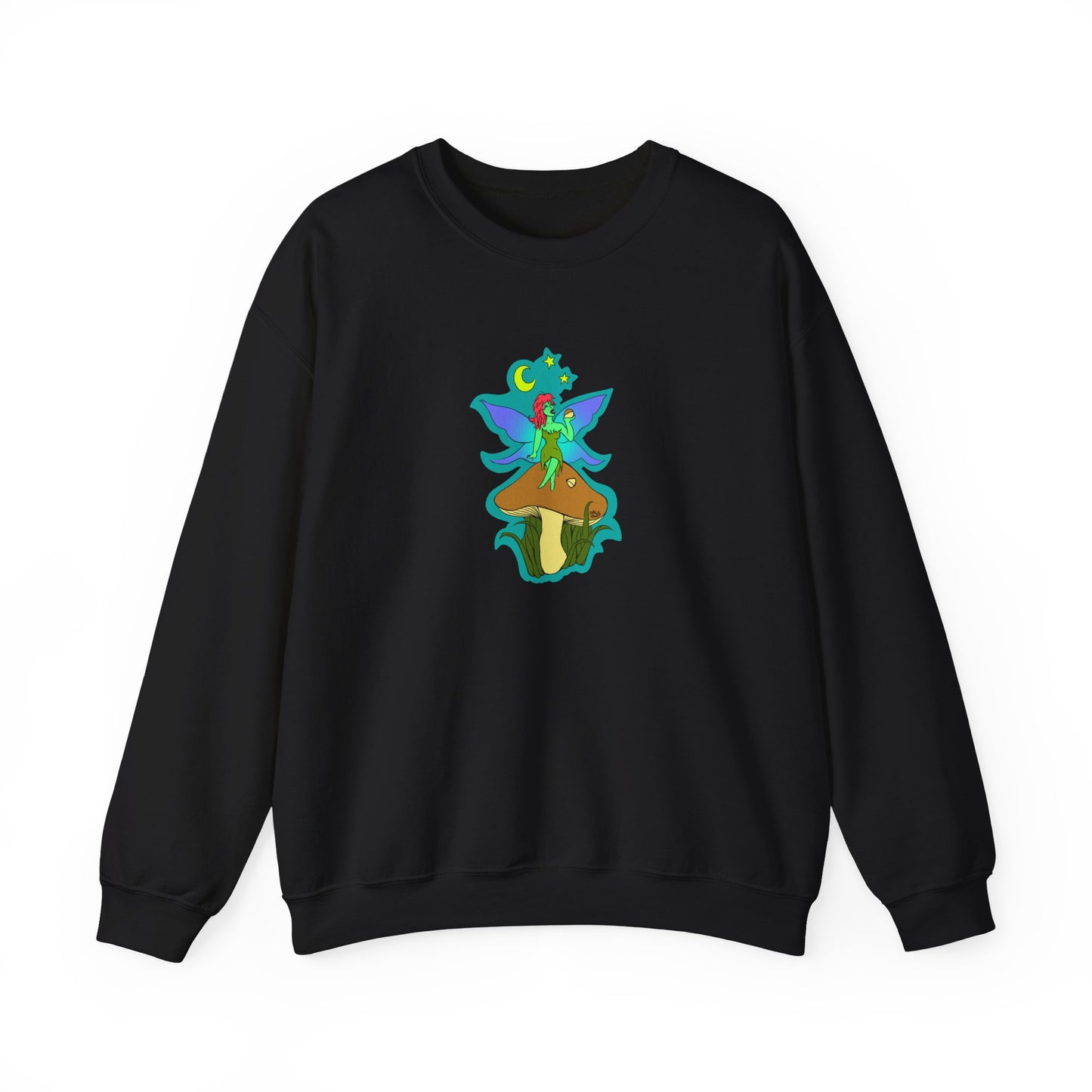 Snackin Mushroom Fairy - Crewneck Sweatshirt