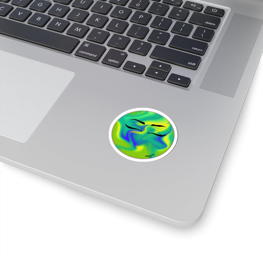Planet Babe Art Sticker
