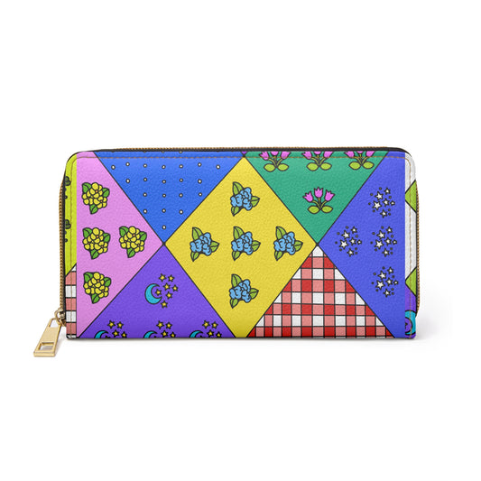 Quiltwork Patches - Zipper Wallet