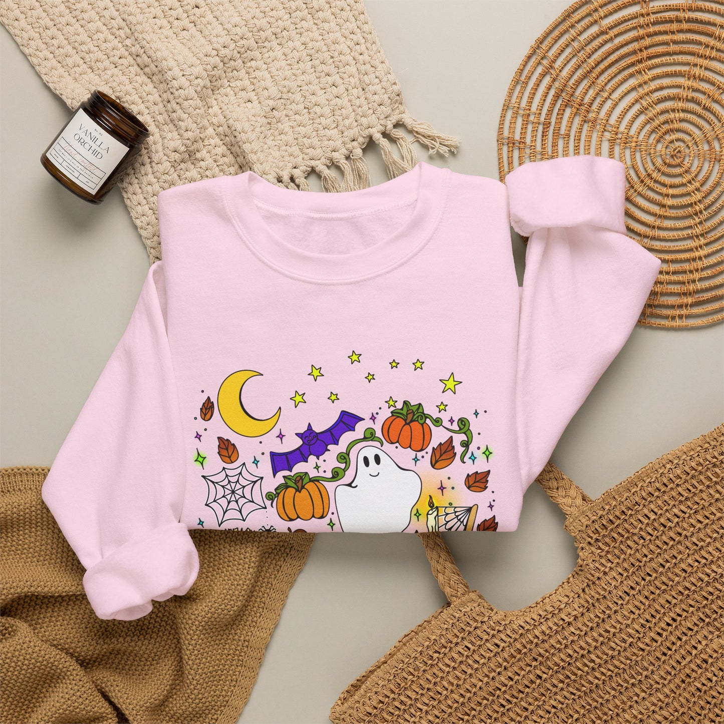 Cozy, Spooky, Clutter Magic - Crewneck Sweatshirt