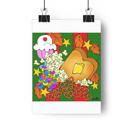 Snoopy Thanksgiving Giclee Art Print