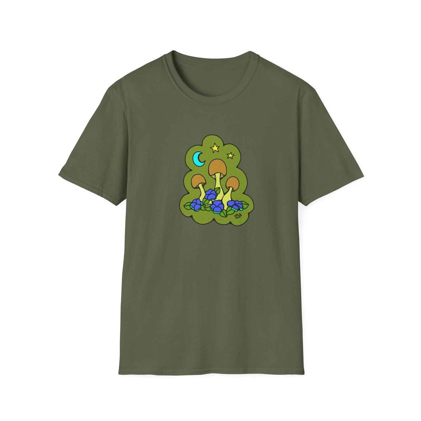 Lil Mushrooms & Flowers - T-Shirt