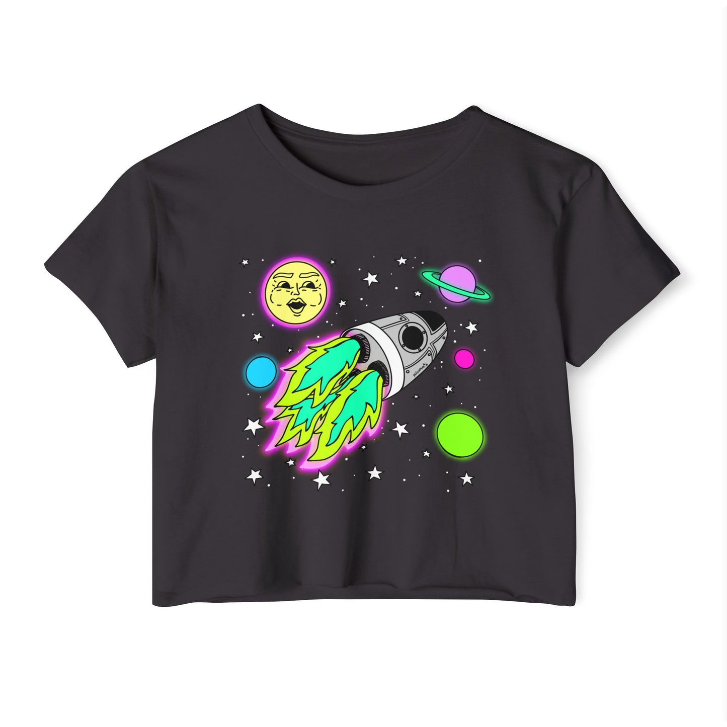 Retro Space - Crop Top