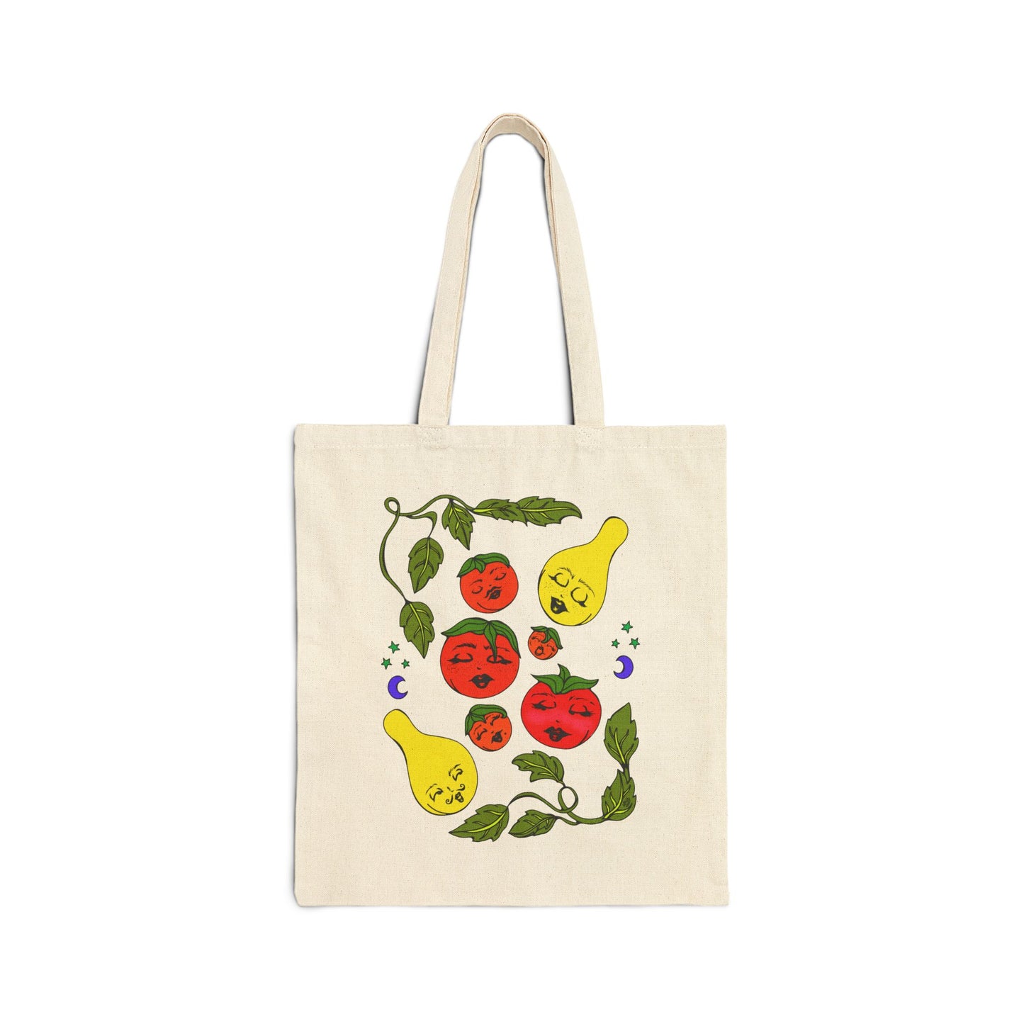 Cute Lil Tomatoes & Basil - Tote Bag