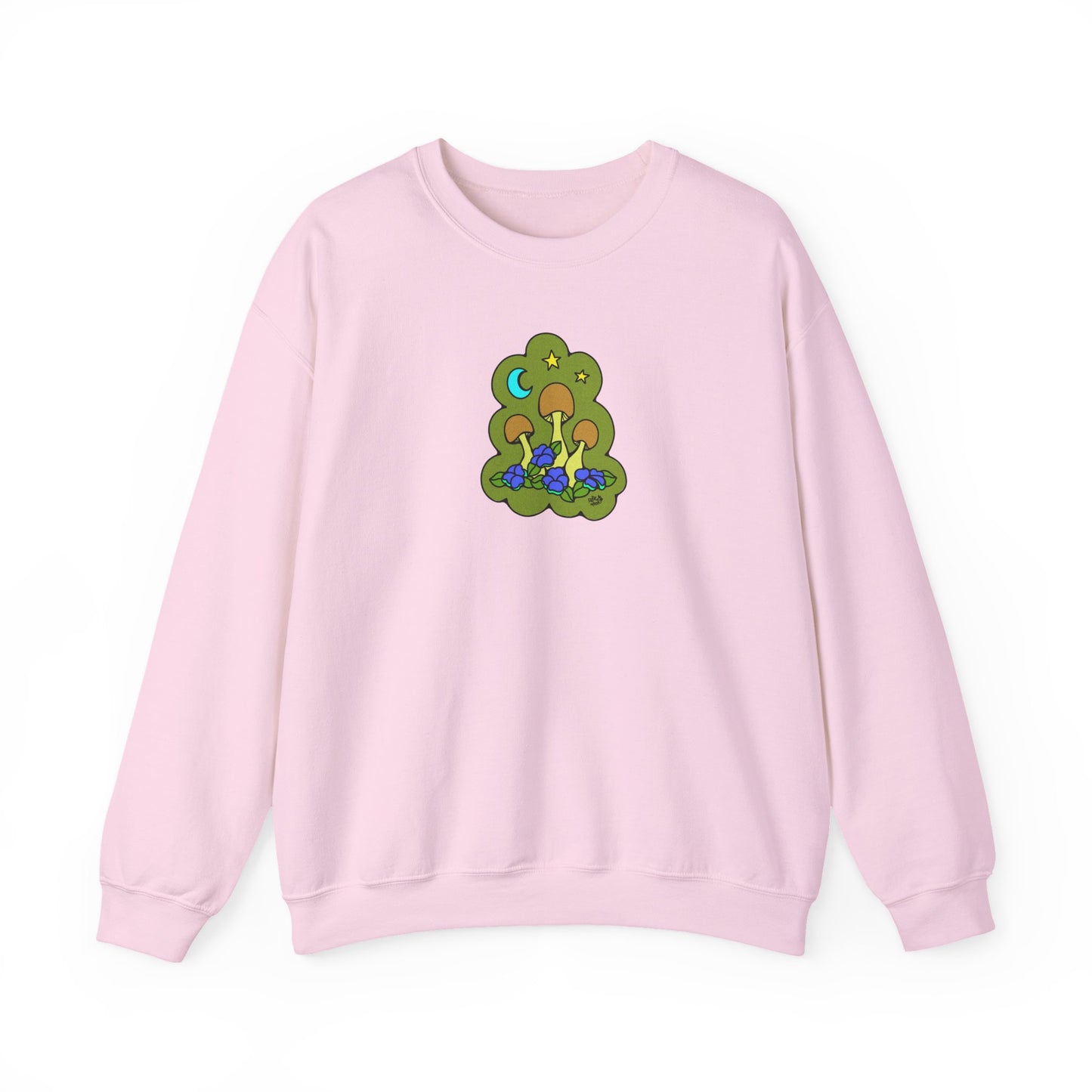 Lil Mushrooms & Flowers - Crewneck Sweater