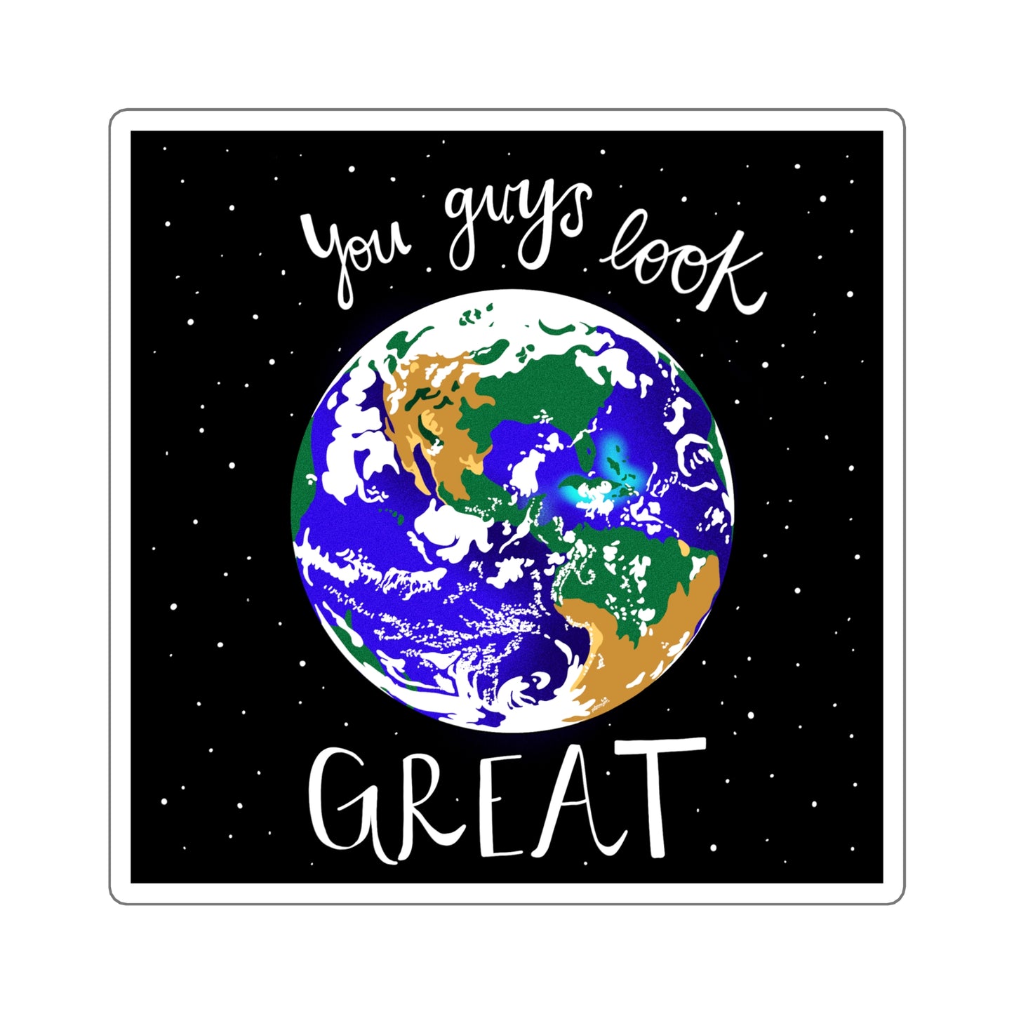 You Guys Look Great - NASA Artemis - Sticker