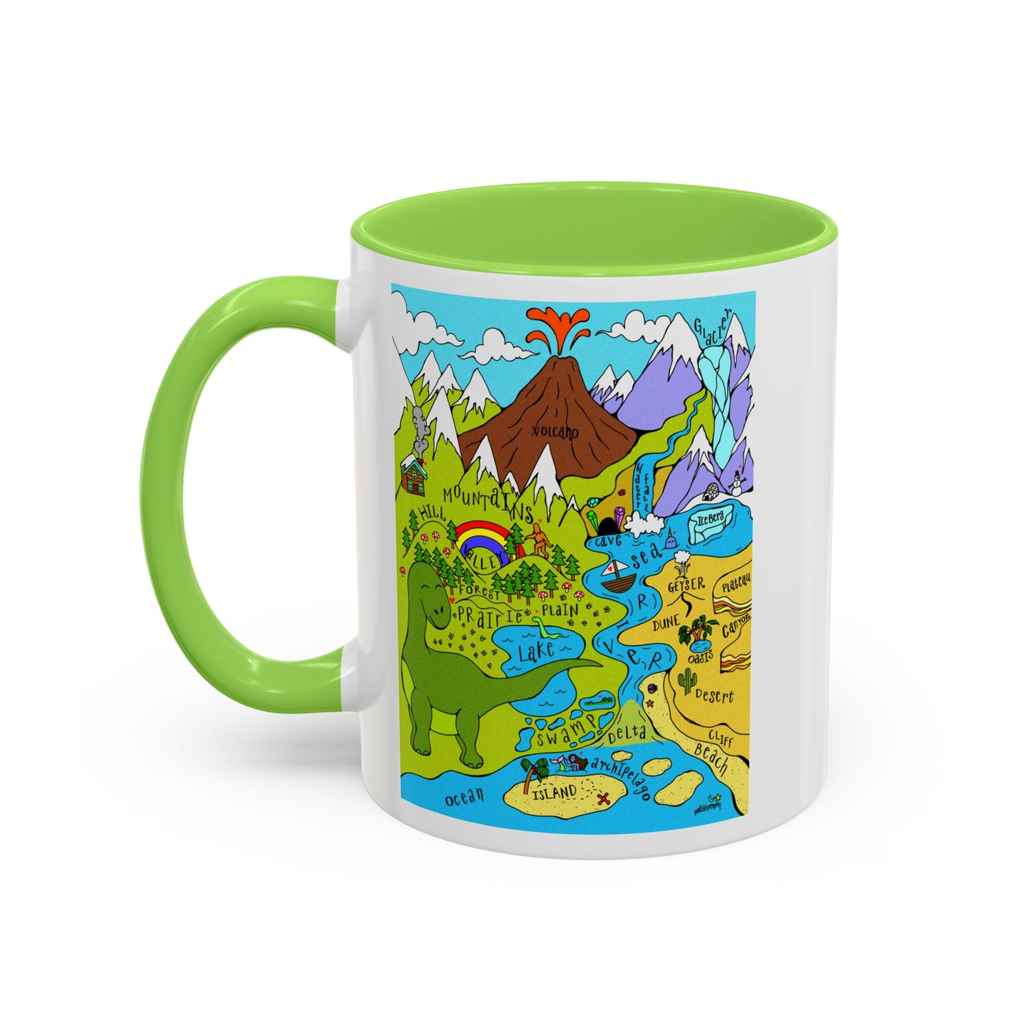Geography/Geology Terms Coffee Mug