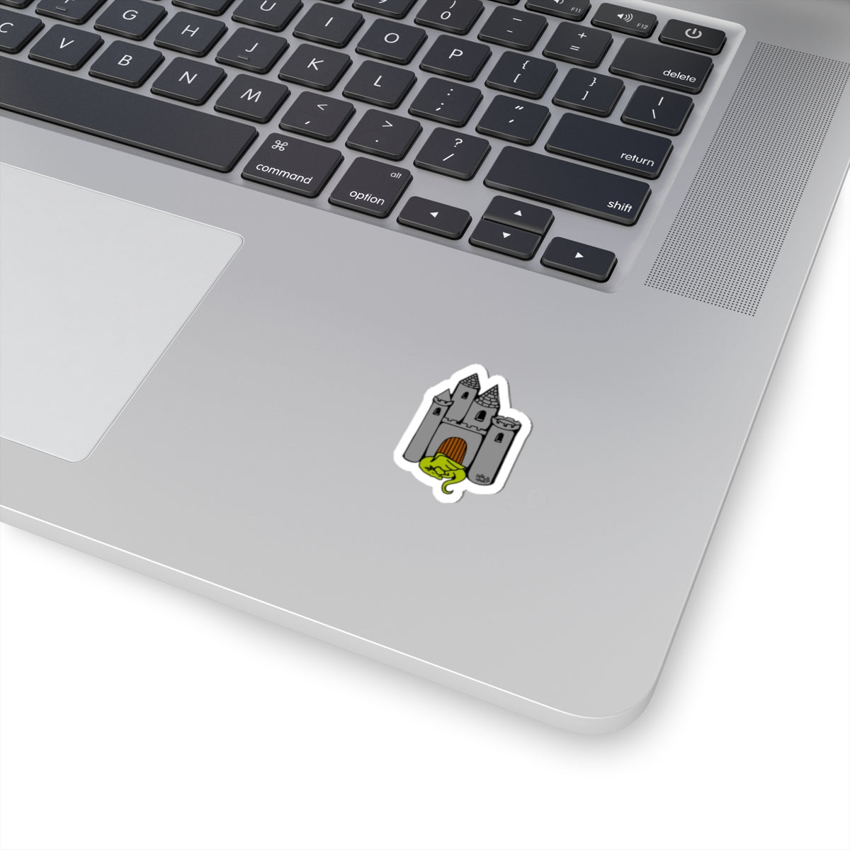 Sleeping Dragon Castle Kiss-Cut Sticker