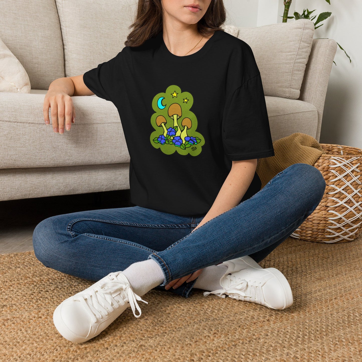 Lil Mushrooms & Flowers - T-Shirt