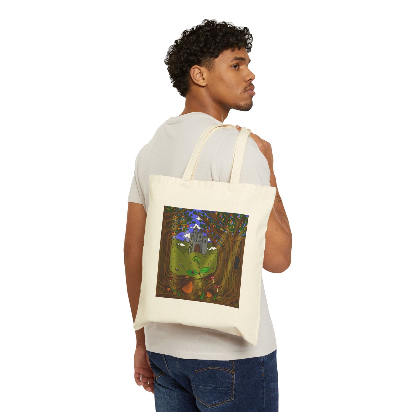 Summer Forest Canvas Tote Bag