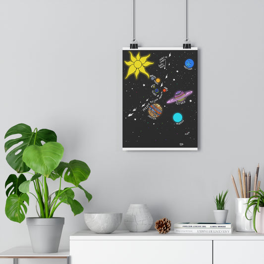 Planetary Parade - No Text - Giclée Art Print
