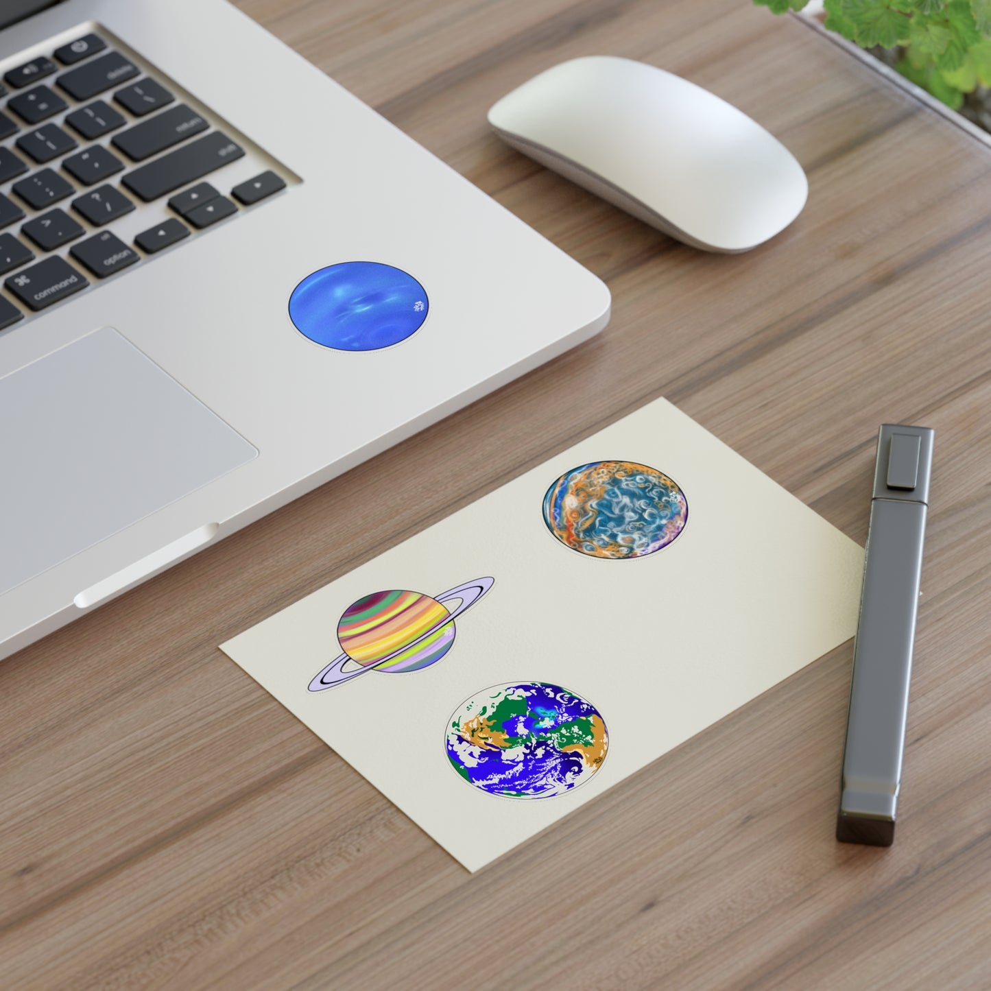 Earth, Saturn, Jupiter, Neptune - NASA - Sticker Sheets