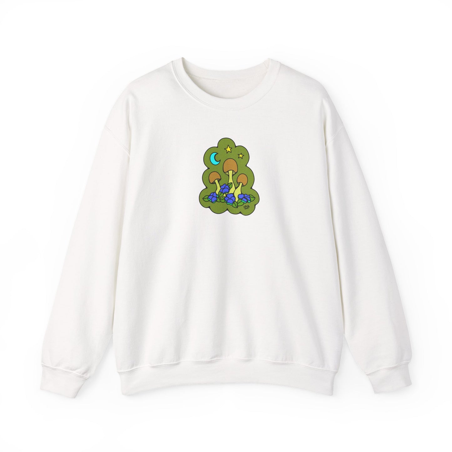Lil Mushrooms & Flowers - Crewneck Sweater