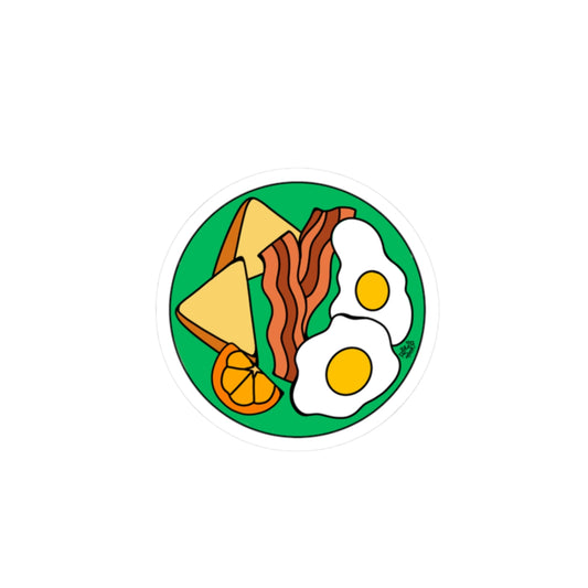 Bacon & Eggs Breakfast - Kiss-Cut Stickers