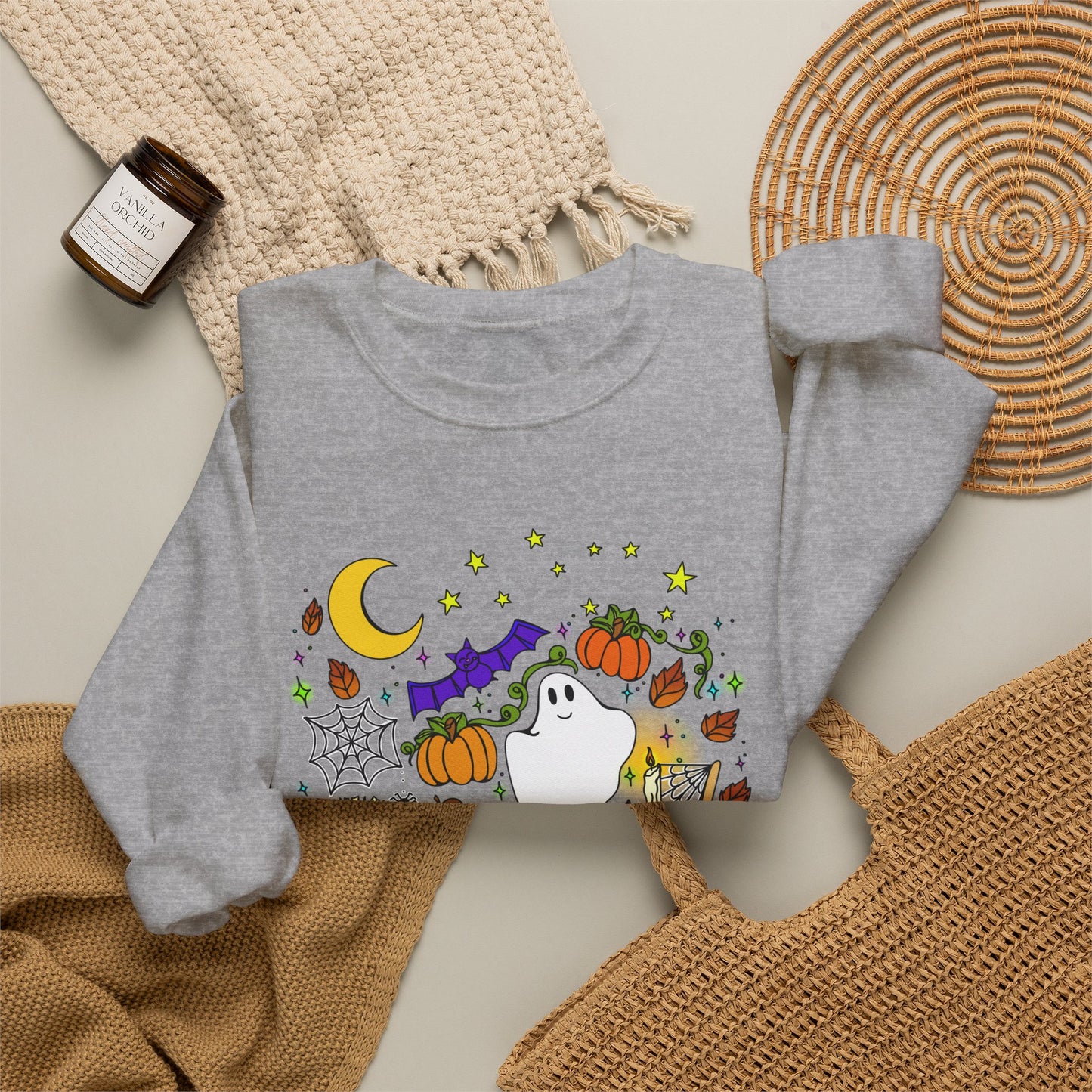 Cozy, Spooky, Clutter Magic - Crewneck Sweatshirt