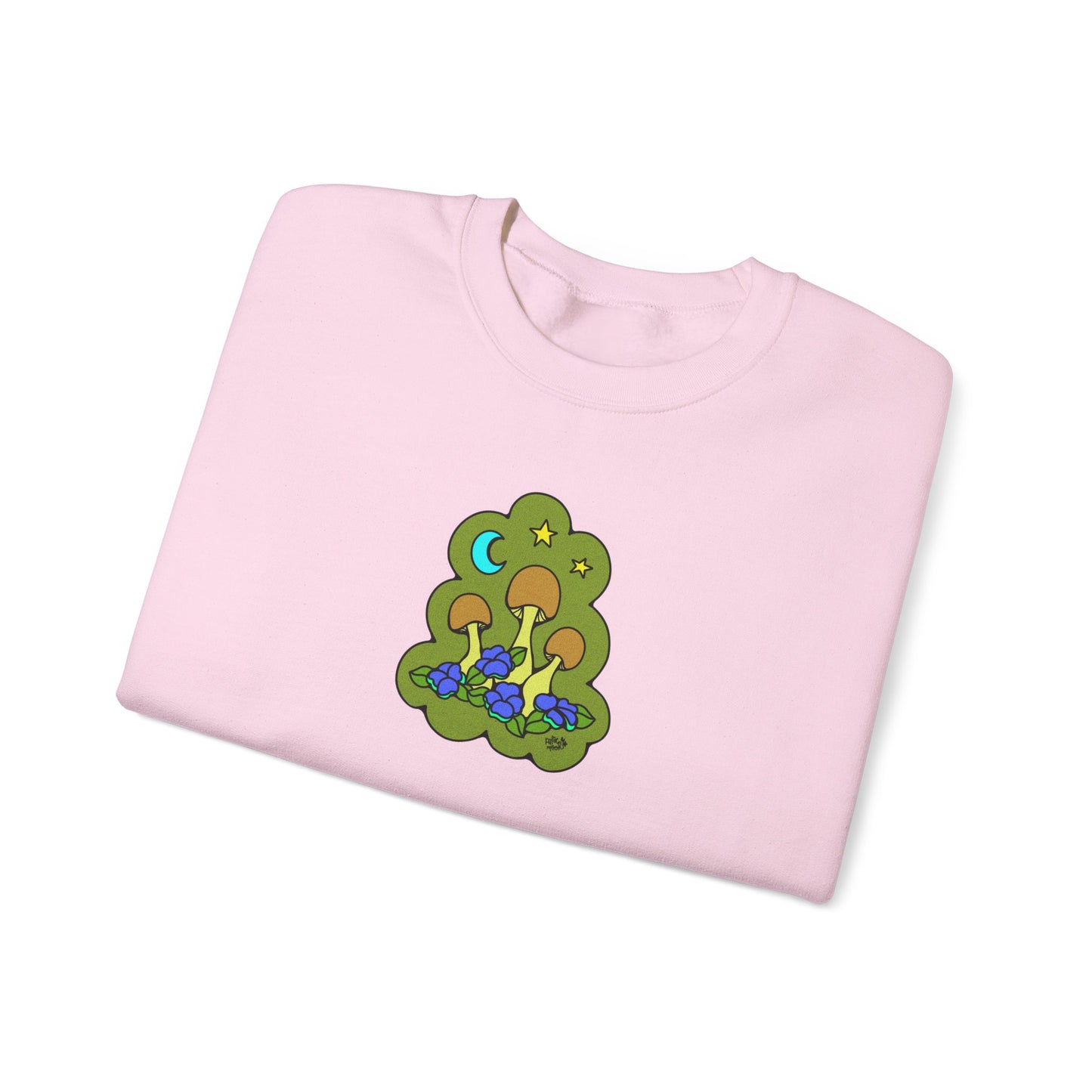 Lil Mushrooms & Flowers - Crewneck Sweater