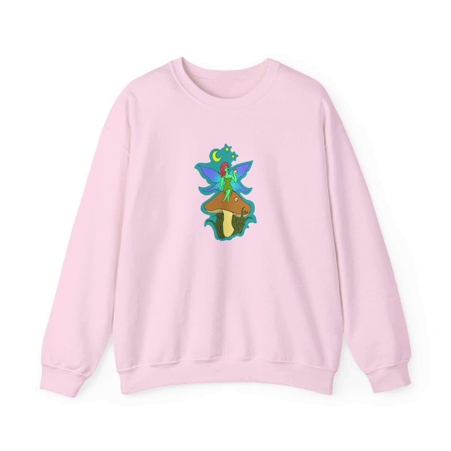 Snackin Mushroom Fairy - Crewneck Sweatshirt